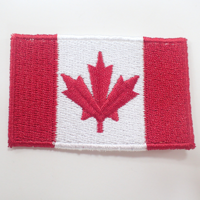 Popular National Flag Custom Embroidery Patches For Clothes Hat Bag