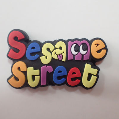 Rubber Clothing Labels silicone patches with heat transfer and sew on options for flexible garment branding applications