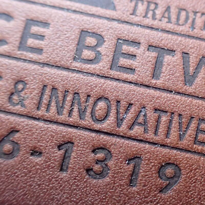 Durable Embossed Leather Patches - 3-8cm Custom Size for Jackets/School Uniforms