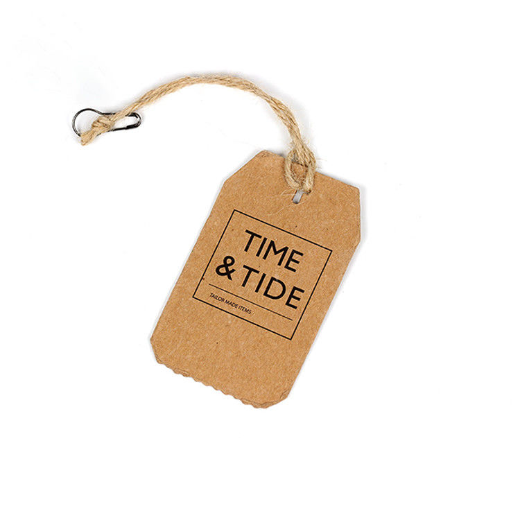 Matte Laminated Swing Tags 5.5x9cm Custom Logo