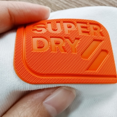 3d de Overdrachtetiketten van de Siliconehitte voor de Kleur van Pantone van het Kledingsmerk
