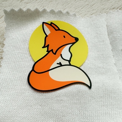 3D kleurrijke siliconen warmteoverdrachtslabels duurzaam voor T-shirts