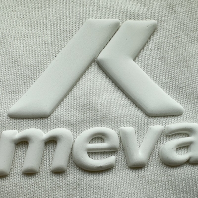 3D zachte siliconen etiketten duurzaam voor kleding warmteoverdracht pleister
