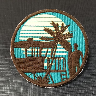 Custom Heat Press 3D Puff LOGO Badges Geborduurde Patch Naai op ijzer op kleding Patches Custom Embroidery Patch