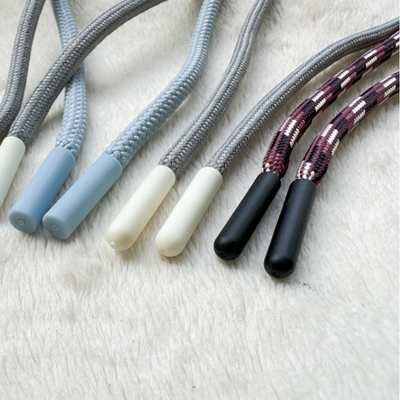 Aangepaste polyester trekkoord met metalen uiteinden voor hoodies, tassen en schoenen