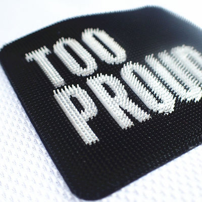 Eco vriendschappelijk niet giftig 3D Logo Silicone Heat Transfer Labels