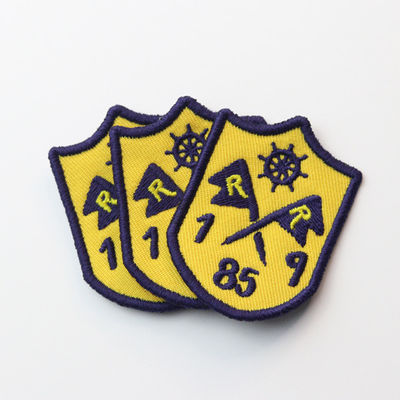 De Merrowgrens voelde ODM Geborduurd Logo Patches