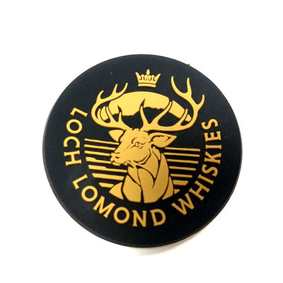 De Overdracht 3D Geweven Logo Soft Plastic Pvc Patch van de hittepers voor Kleding