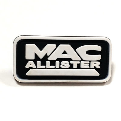 Kentekens van Pvc van douanelogo clothing woven patches 3D Rubber