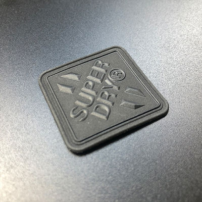 Maakte het douane Weerspiegelende Rubberkenteken 3D TPU-Kenteken voor Stof in reliëf