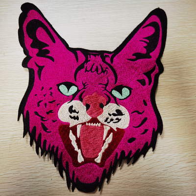 Van de Ontwerperclothing embroidery patches van de steundouane de Luipaardpatroon